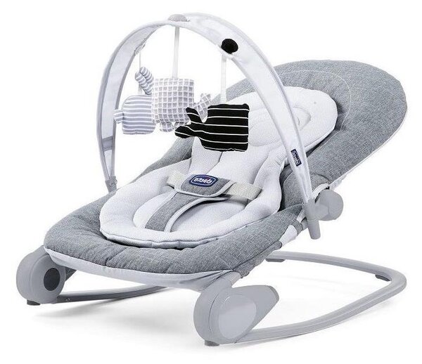 Chicco Chicco - Baba ringató HOOPLA szürke/fehér AG0353
