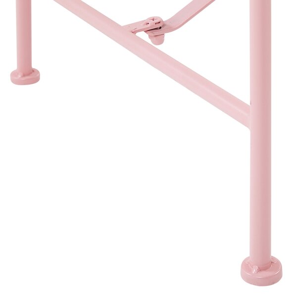 Kerti pad CAVINIA 125 cm Fém Rózsaszín