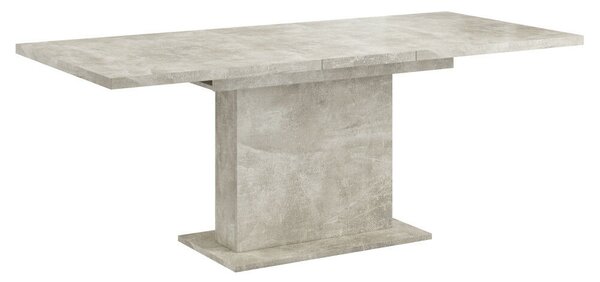 Kihúzható étkezőasztal, beton, 160-200x90 cm, BOBA