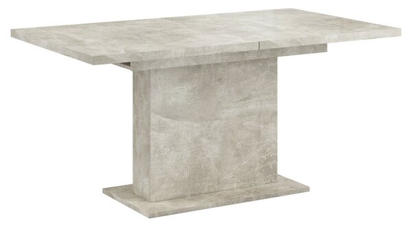 Kihúzható étkezőasztal, beton, 160-200x90 cm, BOBA