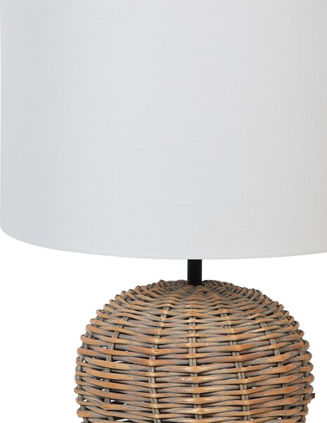 Asztali lámpa FURELOS Rattan Természetes