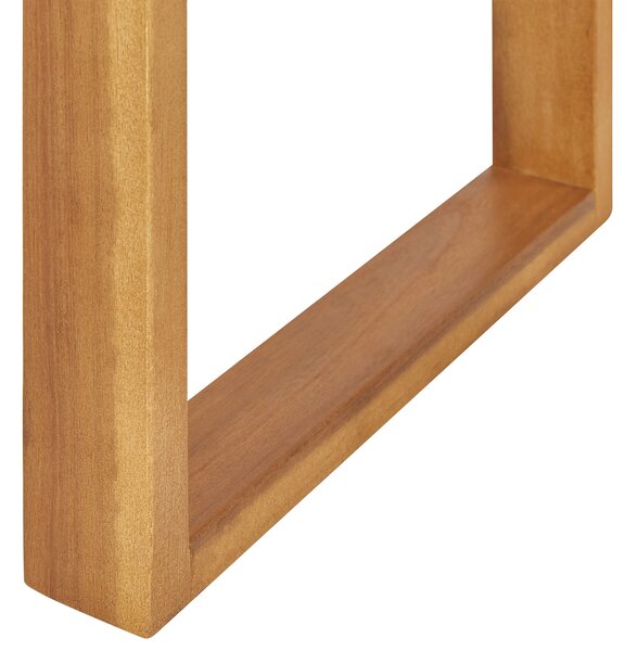 Kerti kisasztal BELLANO 35 cm 40 cm Akácfa Barna