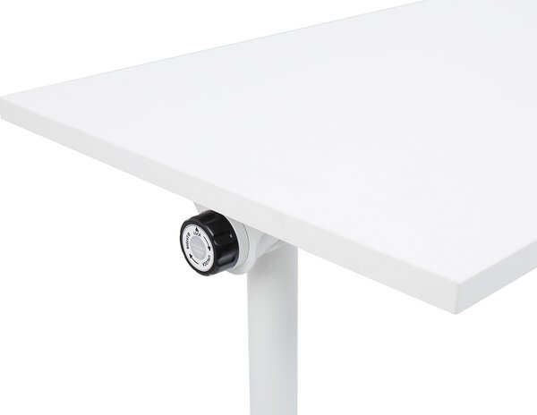 Összecsukható íróasztal BENDI Fehér 160 cm 60 cm kerekekkel