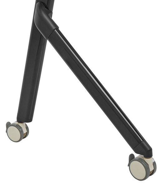 Összecsukható íróasztal BENDI Világosbarna 120 cm 60 cm kerekekkel