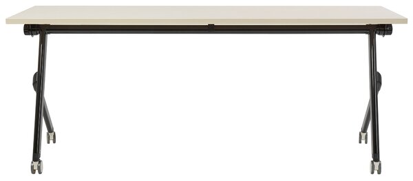 Összecsukható íróasztal BENDI Világosbarna 180 cm 60 cm kerekekkel
