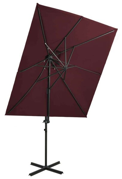 VidaXL Konzolos Napernyő - Dupla Tető - 250x250 cm