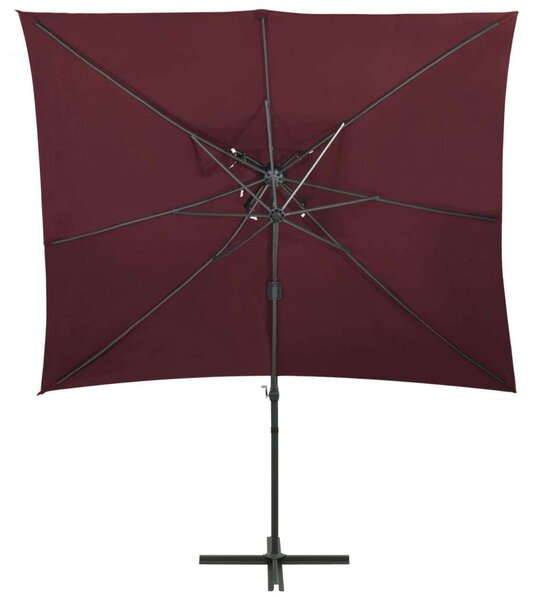 VidaXL Konzolos Napernyő - Dupla Tető - 250x250 cm