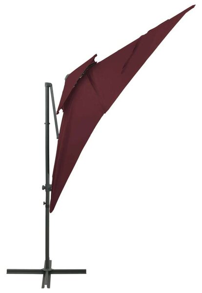 VidaXL Konzolos Napernyő - Dupla Tető - 250x250 cm