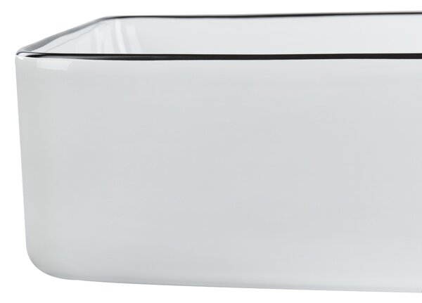 Pultra helyezhető mosdókagyló XERT 61 x 35 cm Kerámia Fehér