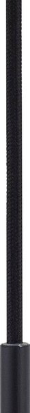 Lindby Lelia lógó világítás, füstszürke, üveg, Ø 35 cm, dimmelhető, Alu / szürke / cink, Nappali / Étkező, Üveg, Dizájn