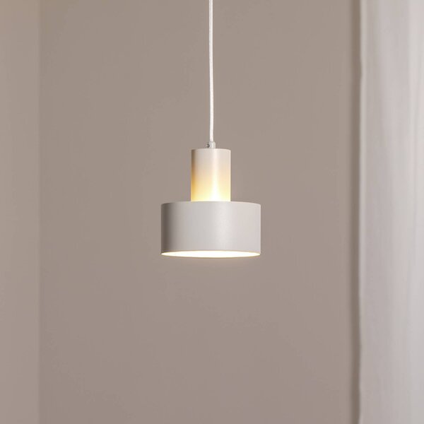 SIGMA Lógó világítás Rif S, taupe, 1 izzó, Ø 15 cm, acél, dimmelhető, Krém / borostyánsárga, Nappali / Étkező, fém, Modern