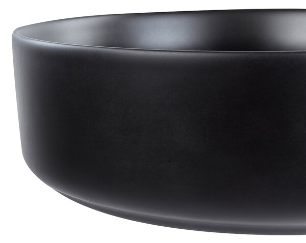 Pultra helyezhető mosdókagyló CALIG Fekete ⌀ 36 cm Kerámia