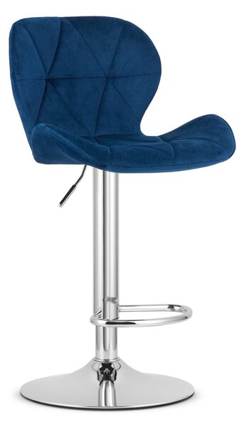 Kék bárszék WEST VELVET