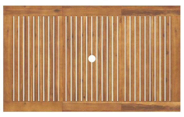 Akácfa Kerti Étkezőgarnitúra - 7 részes - 150x90 cm