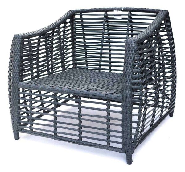 Rojaplast Ohio exkluzív polyrattan kerti Bútor garnitúra - szürke