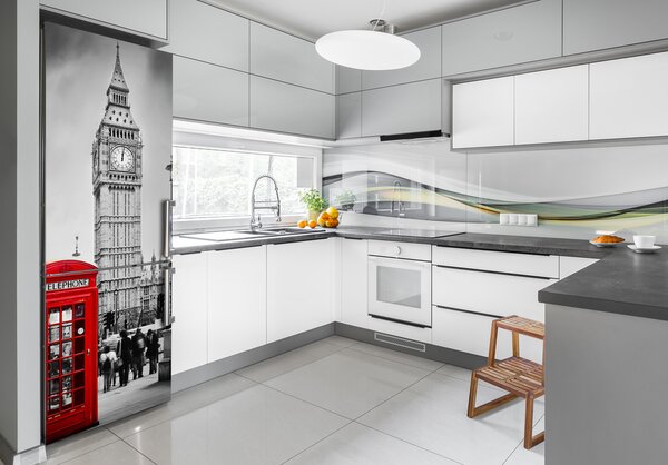 Matrica hűtőre Big ben, london