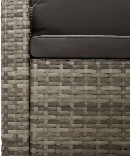 VidaXL Polyrattan Kerti Ülőgarnitúra - 4 részes - Szürke