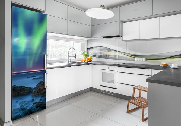 Matrica hűtőre Aurora borealis