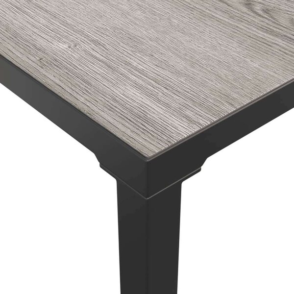 6 részes Polyrattan Kerti Ülőgarnitúra - Fekete-Szürke