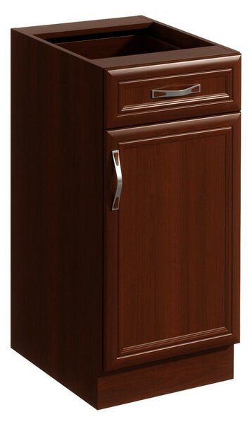 Alsószekrény D40S1 fiókkal, jobbos, dió Milano, SICILIA