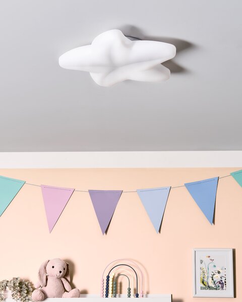 LED mennyezeti lámpa Tengeri csillag SURNA Dimmer funkcióval Fehér