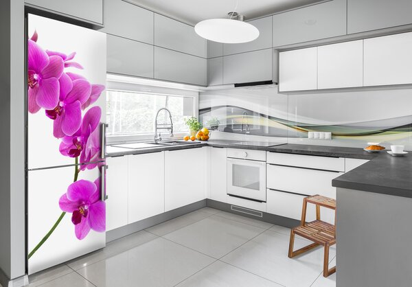 Hűtőre ragasztható matrica Rózsaszín orchidea