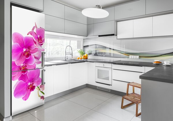 Hűtőre ragasztható matrica Rózsaszín orchidea