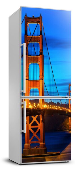 Hűtőre ragasztható matrica Bridge san francisco