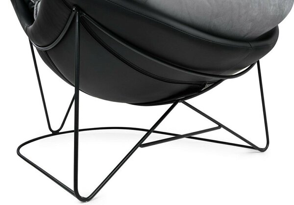 King Home Otilia Stand Fotel Bársony Sötétszürke Modern