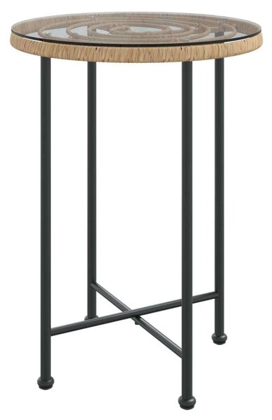 VidaXL Polyrattan Kerti Étkezőgarnitúra - 5 részes