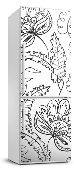 Hűtőre ragasztható matrica Háttér zentangle