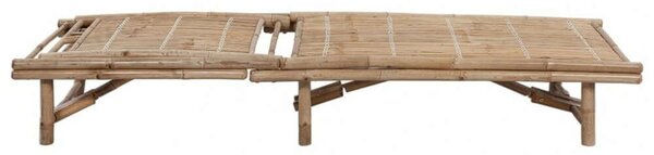 VidaXL Bambusz Napozóágy Párnával - 200cm