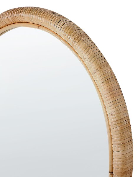 Állótükör MONTOT 150 cm Rattan Természetes
