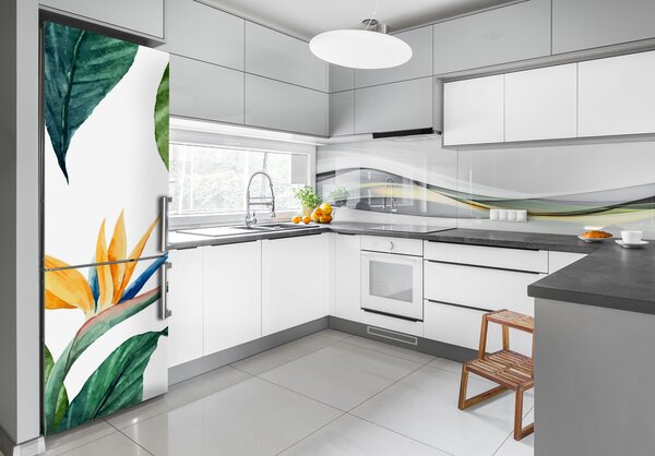 Hűtőre ragasztható matrica Strelitzia reginae