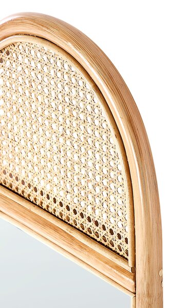 Állótükör BRUSSEY 170 cm Rattan Természetes