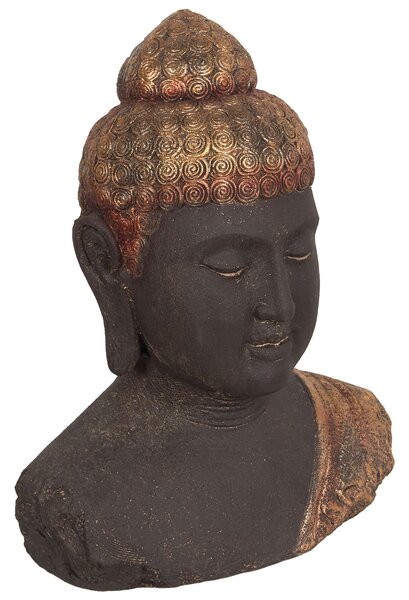 Dekor kiegészítő Buddha CARUM Kerámia Fekete