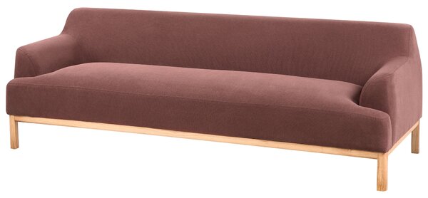 Kanapé 3 személyes SOSJO Burgundi
