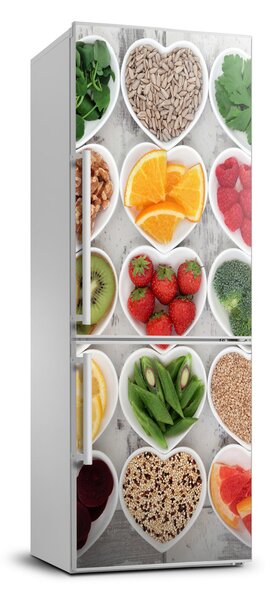 Hűtőre ragasztható matrica Egészséges étel