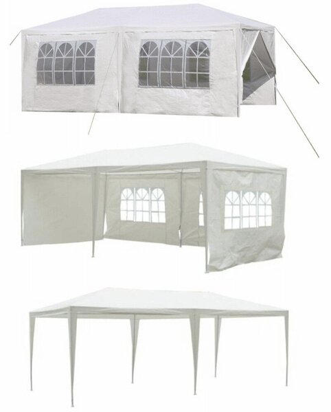 TEKNO TYP 2 Kerti Partisátor - 3x6 m, Fehér