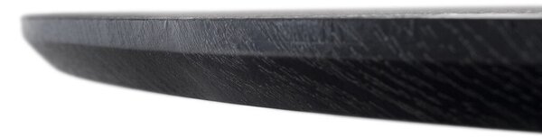 Étkezőasztal, fekete, átmérő 120 cm, MAHIR TYP 2