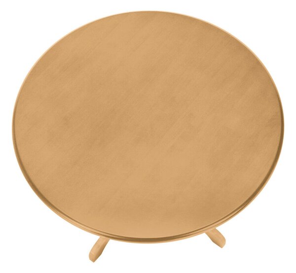 Étkezőasztal, kerek, világos tölgy, átmérő 106 cm, TABLOS
