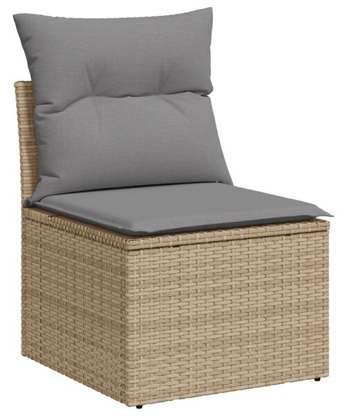 VidaXL Polyrattan Kerti Ülőgarnitúra - 11 részes - Bézs