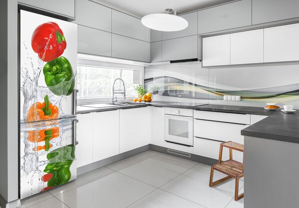 Dekor matrica hűtőre Paprika