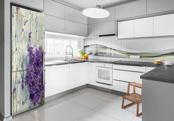 Dekor matrica hűtőre Lavender fa