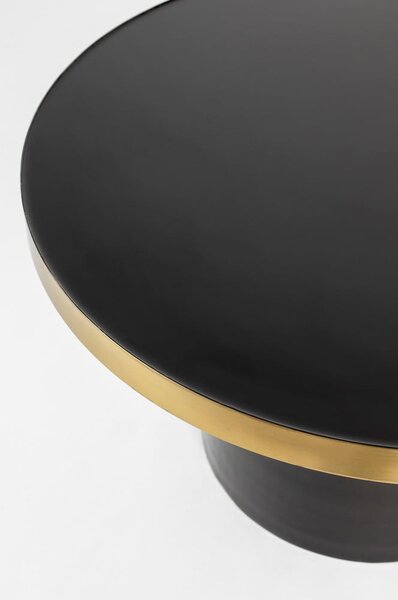 Fém kerek tárolóasztal ø 60 cm Glam – Zuiver