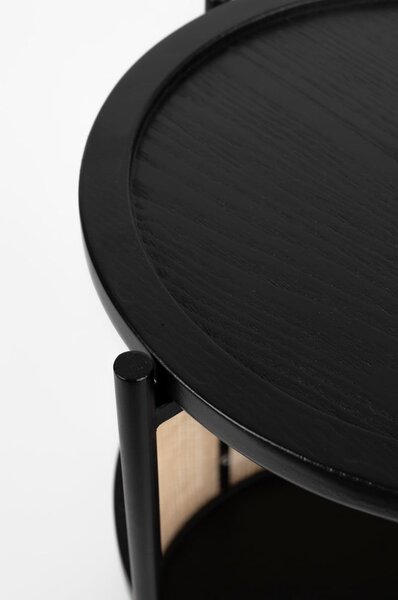 Kerek tárolóasztal ø 30 cm Makoto – White Label