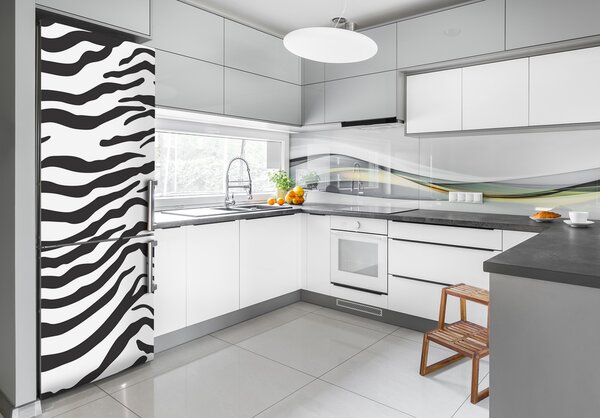 Dekor matrica hűtőre Zebra háttér