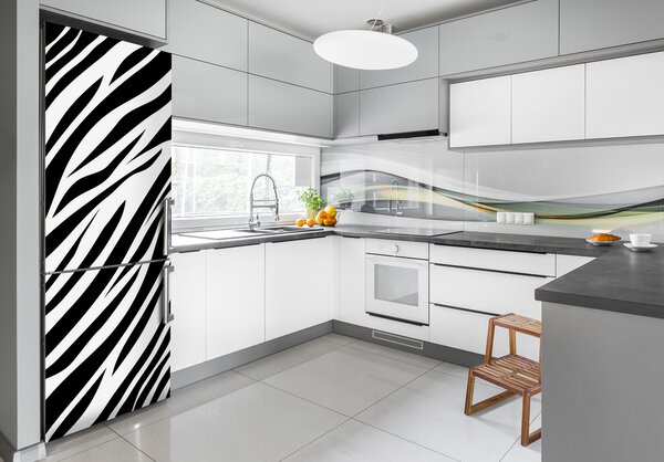 Dekor matrica hűtőre Zebra háttér