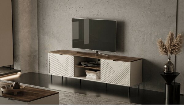 TV asztal, kasmír/castello tölgy, EYCO 2D/180
