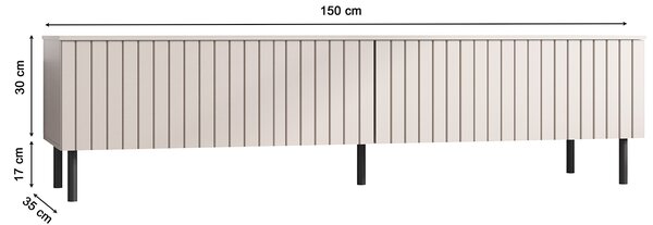 BUTORLINE TV szekrény XEYLO 150 kasmír